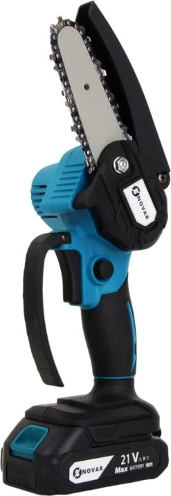 NovarGarden® Mini Kettingzaag NG1 - Met 2x Accu - Takkenzaag - Snoeizaag - Electrisch - Handzaag - Boomzaag - 21V 17 NovarGarden® Mini Kettingzaag NG1 - Met 2x Accu - Takkenzaag - Snoeizaag - Electrisch - Handzaag - Boomzaag - 21V -Tuingereedschap Winkel 414x1200