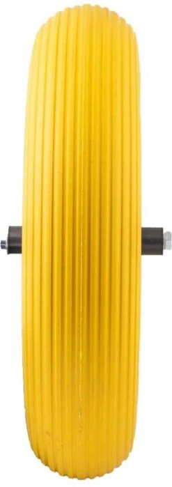 Merkloos Kruiwagenwiel Anti Lek - 4.80/4.00-8 - Massief PU Band - Lekvrij Wiel Met 130mm As - Kruiwagenband 4.80/400 Voor Kruiwagen -Tuingereedschap Winkel 424x1200