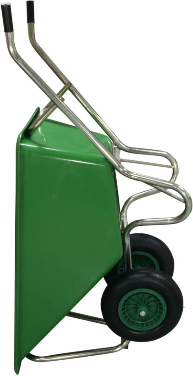 Kruiwagen Met Dubbel Luchtwiel Stal Eco Groen 160 Liter 8 Kruiwagen Met Dubbel Luchtwiel Stal Eco Groen 160 Liter - Afbeelding 6