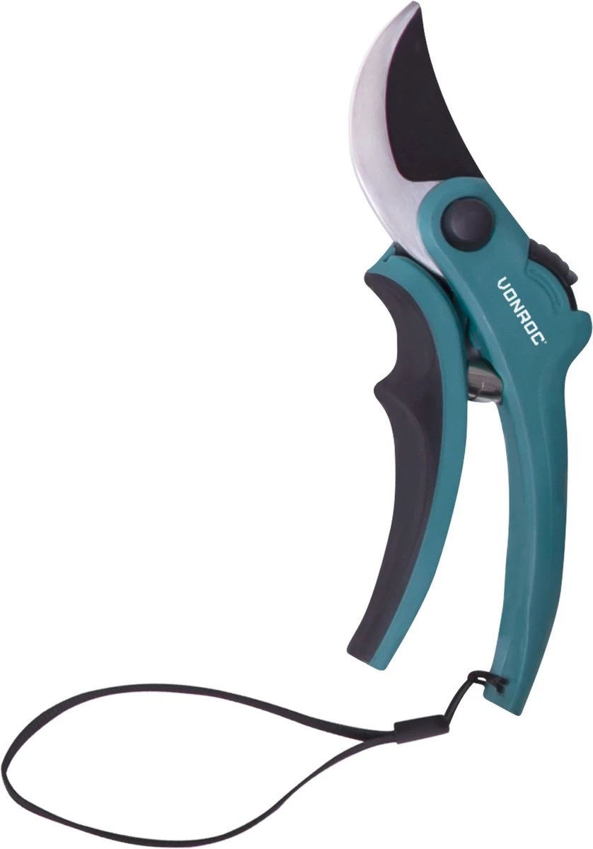 VONROC Snoeischaar Met Papegaaienbek – Antikleefcoating - Voor Bloemen En Jonge Scheuten Tot Ø15mm 4 VONROC Snoeischaar Met Papegaaienbek – Antikleefcoating - Voor Bloemen En Jonge Scheuten Tot Ø15mm - Afbeelding 2