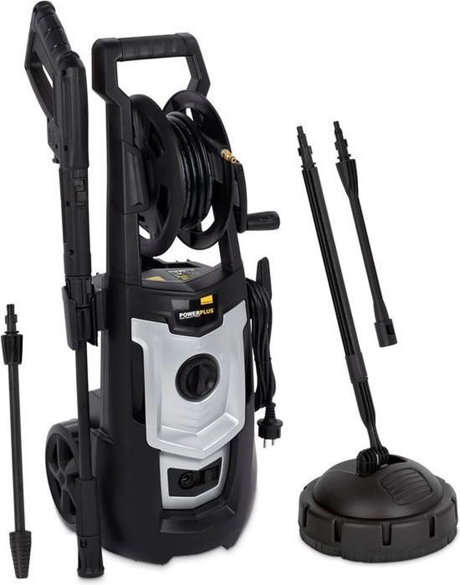 Powerplus POWXG90410 Hogedrukreiniger - 1800W - Max. 140 Bar - 420 L/h - Incl. 8m Slang, Terrasreiniger En Accessoires - Reiniger Voor Auto, Fiets En Meubelen 13 Powerplus POWXG90410 Hogedrukreiniger - 1800W - Max. 140 Bar - 420 L/h - Incl. 8m Slang, Terrasreiniger En Accessoires - Reiniger Voor Auto, Fiets En Meubelen - Afbeelding 11